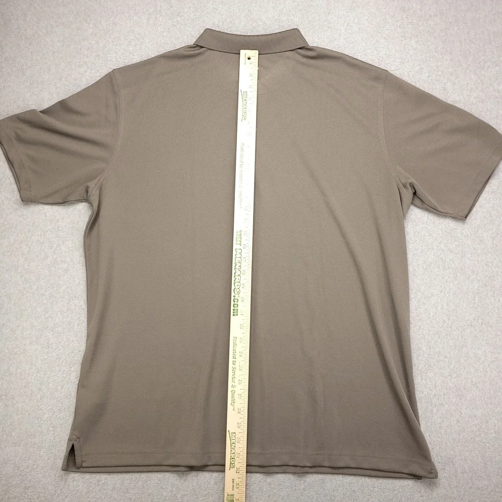 Callaway Opti-Dry‎ Polo Golf Shirt Men's XXL Gray Polyester Performance Stretch